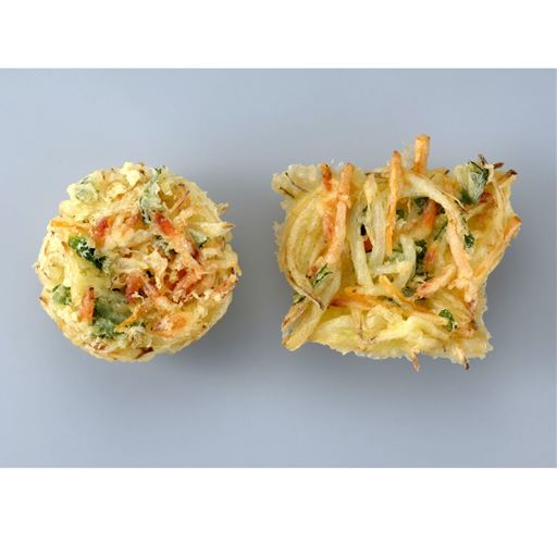 (左が当商品使用時)具材が広がらず、まんまる綺麗に仕上がります。