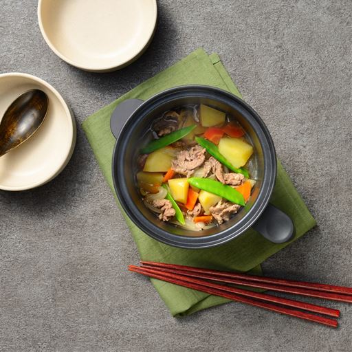 めんつゆで簡単、煮崩れしにくい。