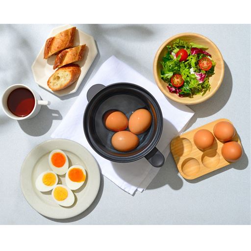 朝食に嬉しいゆで卵も(最大3個まで)