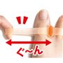 人肌みたいな弾力だから着け心地がラク!