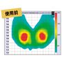体圧分散に優れた素材で快適! ※着座時の体圧分散性測定データ ※メーカー調べ