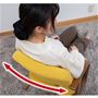 深く座れる骨盤ポケットで美姿勢キープ! 背中にフィットする背もたれのカーブ