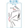 軽い力で動くフレキシブルアーム