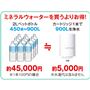 ミネラルウォーターを買うよりお得!