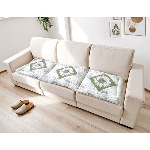 【イタリア製】シートクッション(サンフラワー)