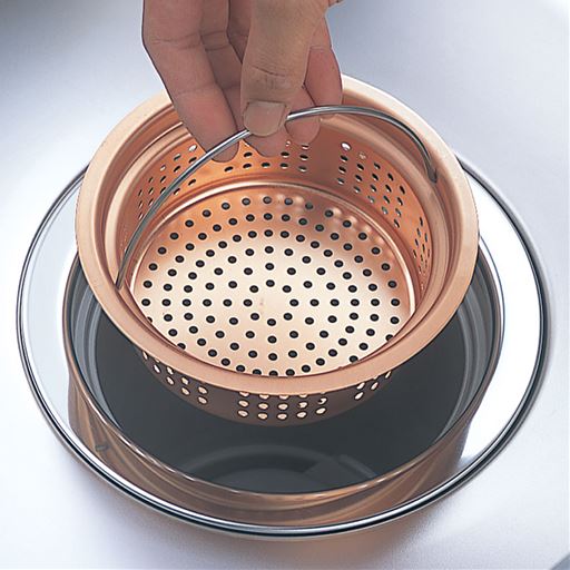 排水口銅製ゴミポケット