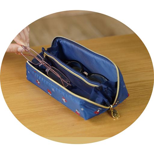 リトルミイ メガネが2本入るポーチ