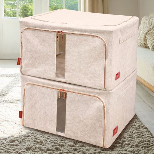 吸湿・消臭・抗菌機能で衣類を快適に保管できる収納ボックスです。