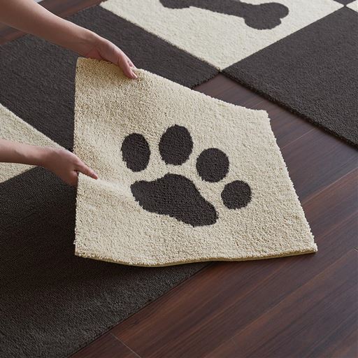 タイルカーペット感覚で組合せて敷ける!