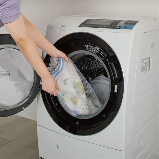 薄手で軽いので手軽にお洗濯できます!ドラム式洗濯機も乾燥機もお使いいただけます!