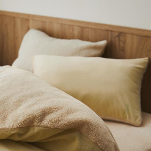 アイボリー 枕カバー