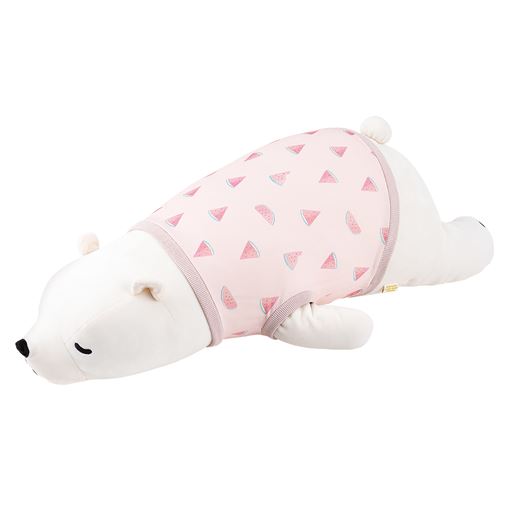 ピンク(スイカ) 抱き枕の汚れ防止にも!<br>※抱き枕はCX-839ねむねむアニマルズ 抱き枕(Mサイズ)を使用しております。