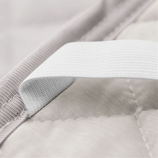 表裏どちらからでも装着可能な四隅強化ゴム仕様で、セットも簡単。