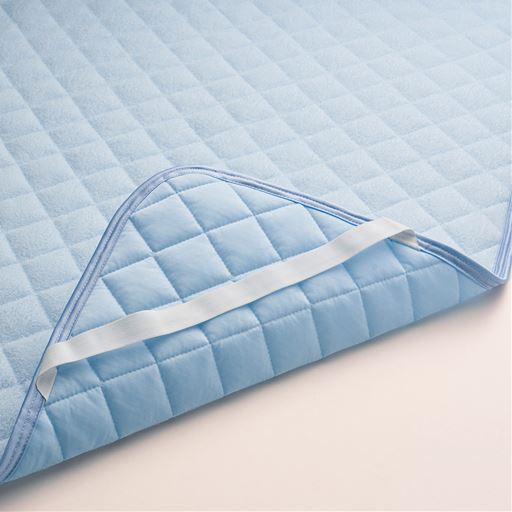 ブルー<br>敷き布団でもマットレスでも使えます。