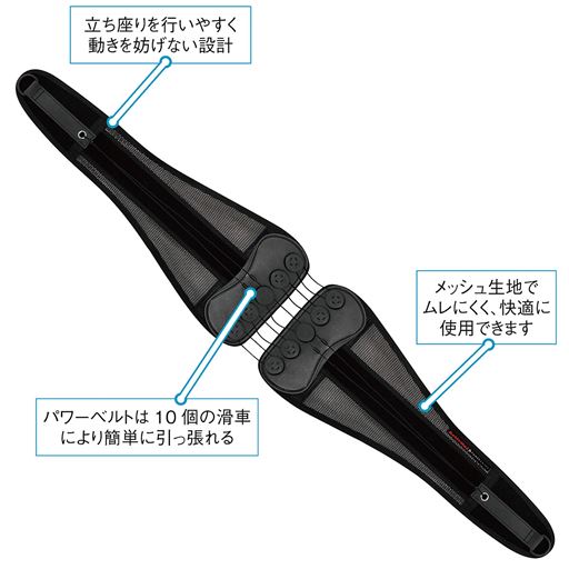 ブラック<br>仕事中・日常生活・お出かけ・トレーニング中などの着用OK!