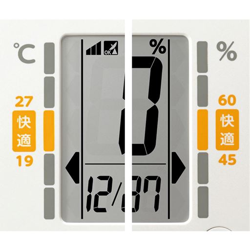 快適な目安を表示