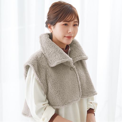 2way 普段使いは襟を折り返して