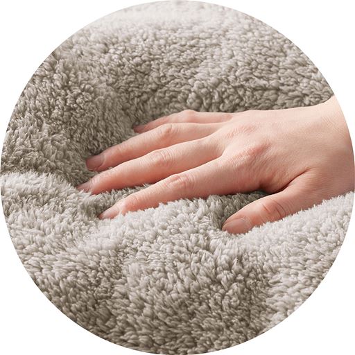 ふわふわのフリース素材