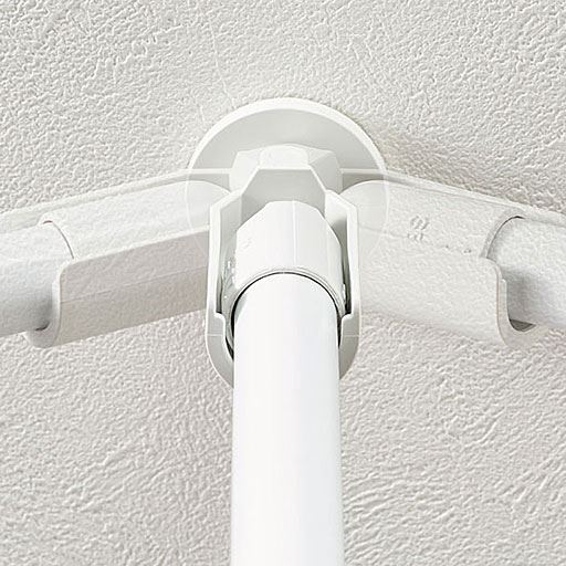 竿受けは30～90°可動