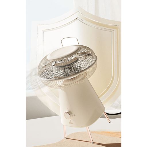 転倒すると自動的に電源が切れて安心です。