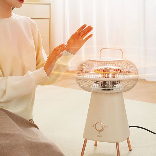 シーンに合わせて上下ヒーターが切り替えできます。