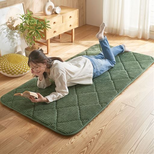 グリーン(横185×縦90cm)<br>ごろ寝マットサイズもご用意!