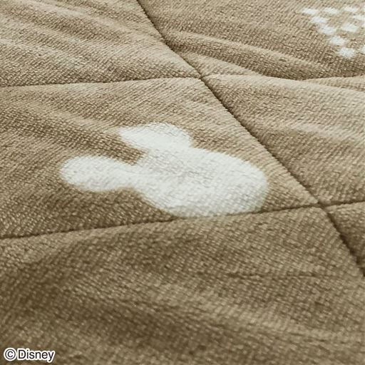 生地拡大(ネイビー)<br>やわらかなフランネル生地を使用。