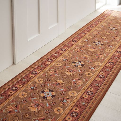 ベージュ系 横340×縦66cm<br>足音対策や底冷えの寒さ対策にもおすすめ。