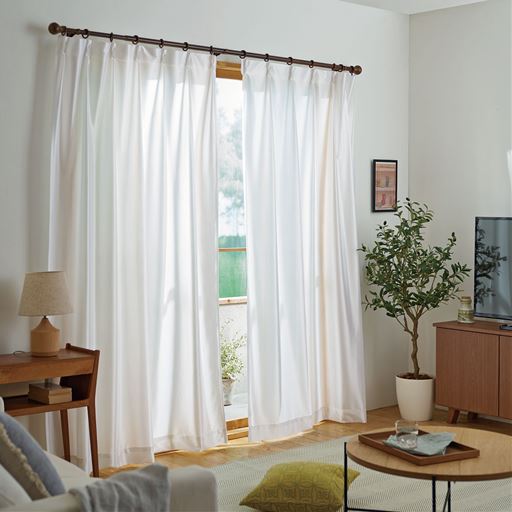 オフホワイト 熱、視線は防ぎ、お部屋は明るく