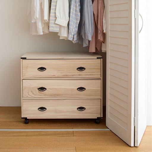 ナチュラル<br>A (幅75cm/3段)