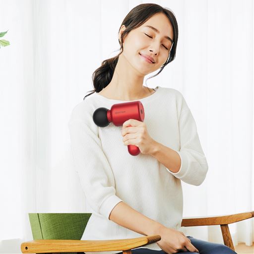 疲れた肩に心地よい刺激を