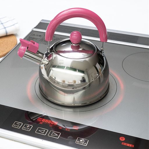 ガスコンロでもIHクッキングヒーターでも使えます。