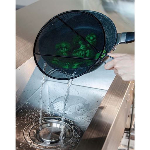 ちょっとした湯切りも出来る