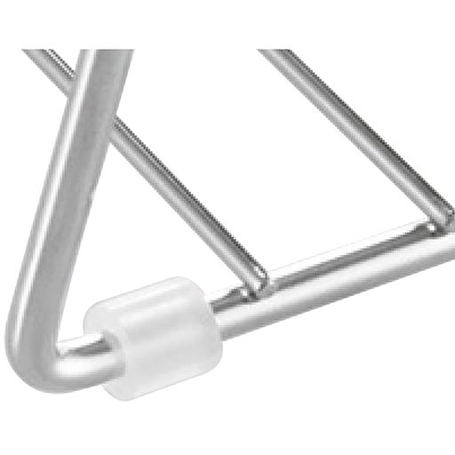 4箇所に脚ゴムが付いているので、安定して設置できます。