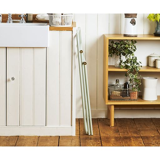 使わないときはコンパクトに折りたたんで収納できます。