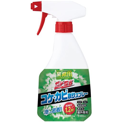 気になるコケやカビ汚れに!