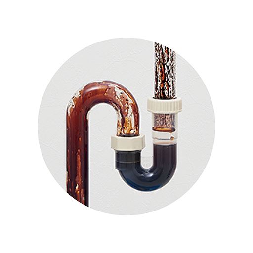 黒ずみ ヌメヌメ ドロドロ たんぱく汚れに ※イメージ