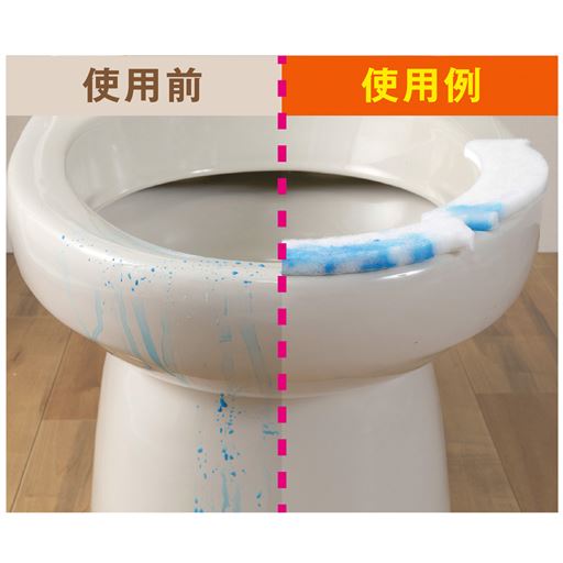 こうなる前に ※ブルー水は飛び散った尿のイメージ