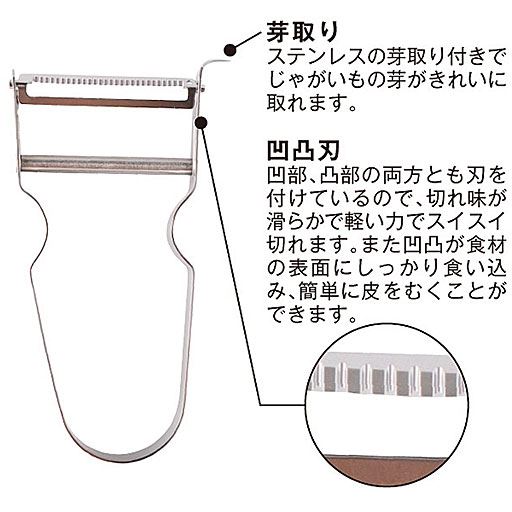 疲れにくい握りやすいハンドル。芽取りもできます。