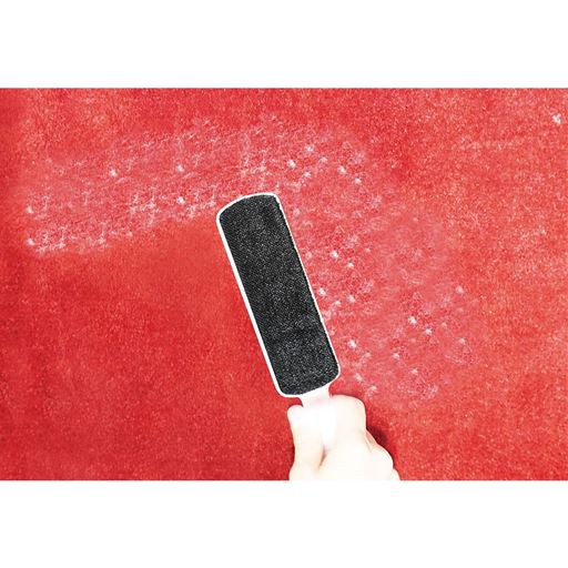 紳士服・婦人服・フォーマルウェア・スウェード等のホコリやフケ、糸くず・洗濯クズ・ペットの抜け毛等がつきやすい生地のお手入れに最適です。