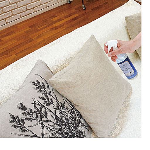 寝具の消臭・癒しの空間へ※気になる年齢臭を99%減少。