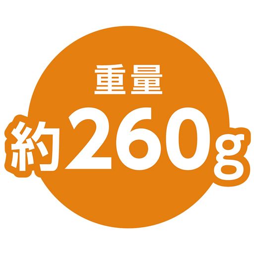 重量約260g