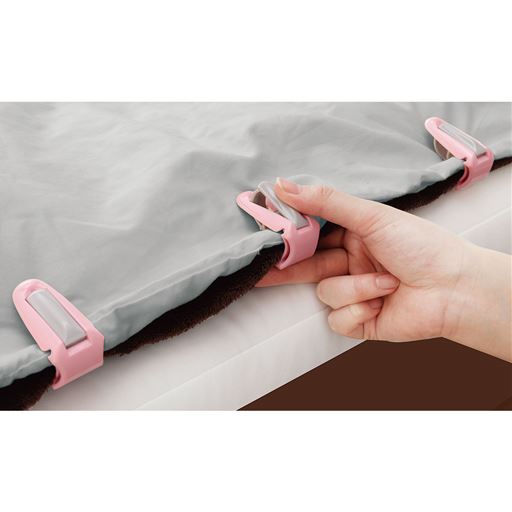 布団がズレるストレスからの解放!寝返りを打っても掛布団やシーツが反転したり、絡まったりせず、一晩中快適な寝心地を実現。