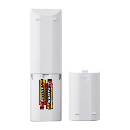 単四形アルカリ乾電池×2本 (別売)