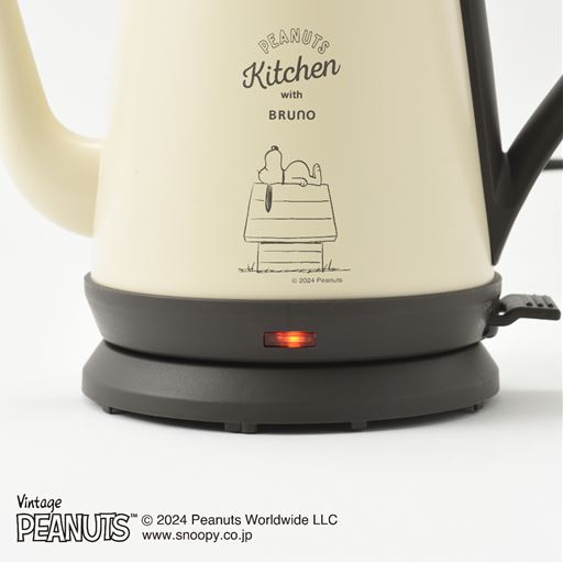 沸騰後は自動で電源がOFFになる安心設計です。