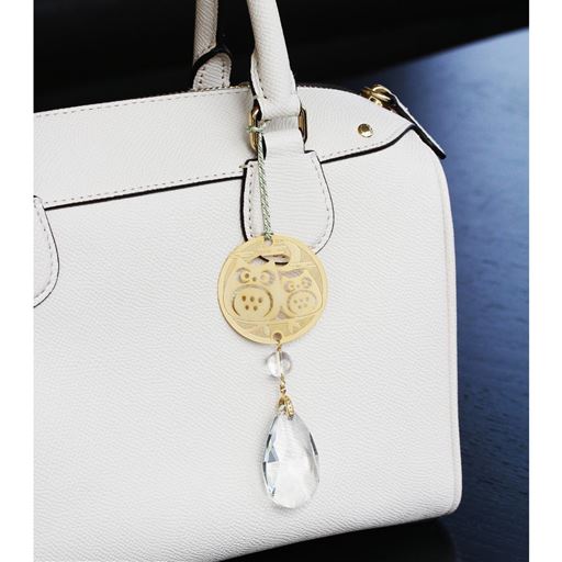 バッグチャームにしても素敵です。