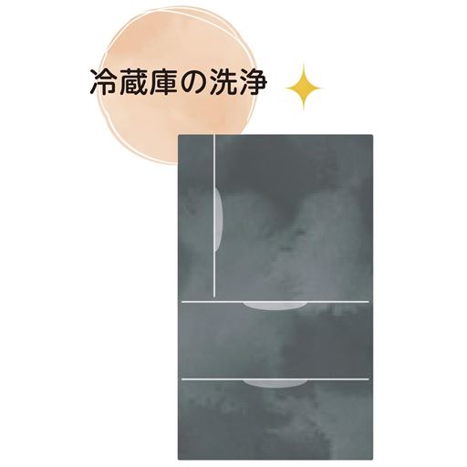 冷蔵庫の洗浄