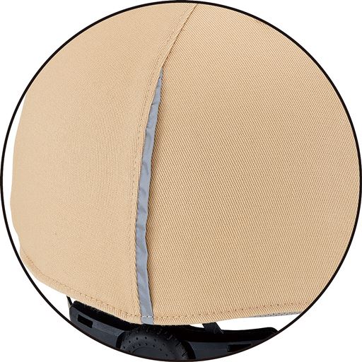 ツバ部と背面に反射生地付