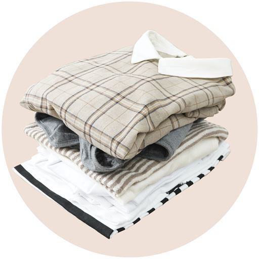 こんなに大量の衣類が入ります!