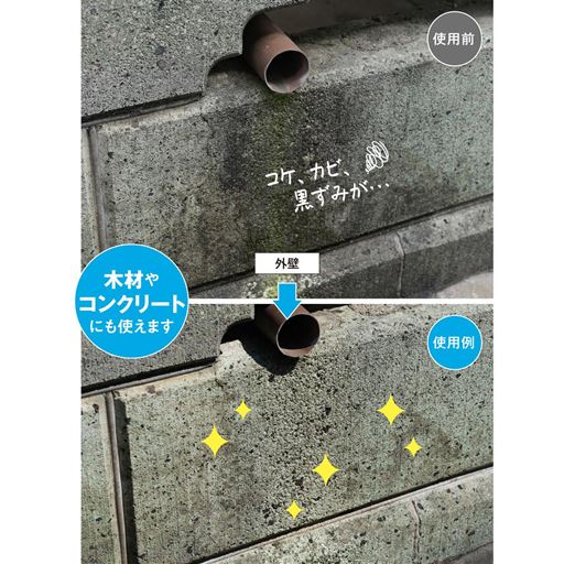 浸透力が決め手!カビにしっかり浸透!